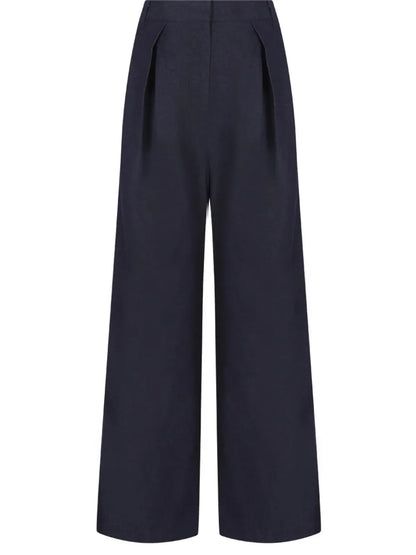 Pleat-Detail Trousers