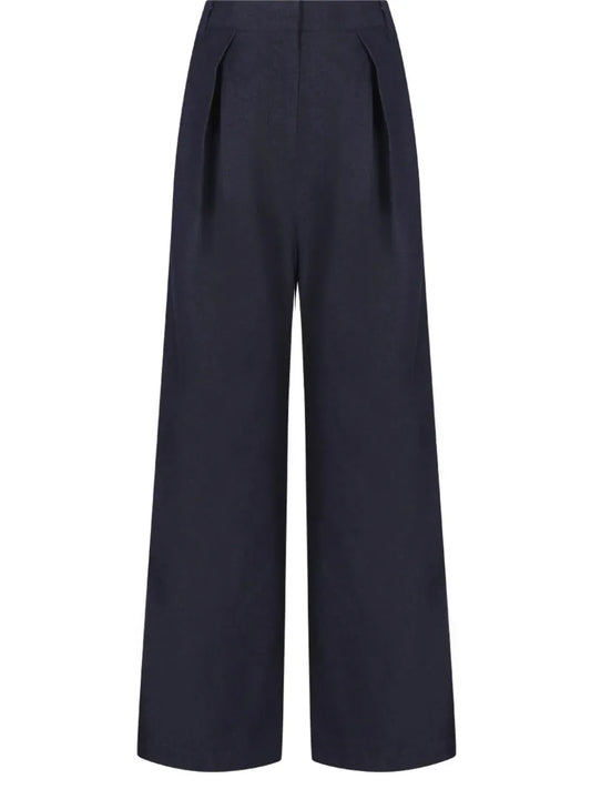 Pleat-Detail Trousers