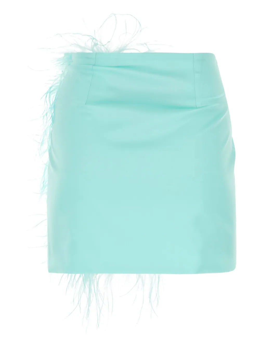 Feather-Detail Mini Skirt