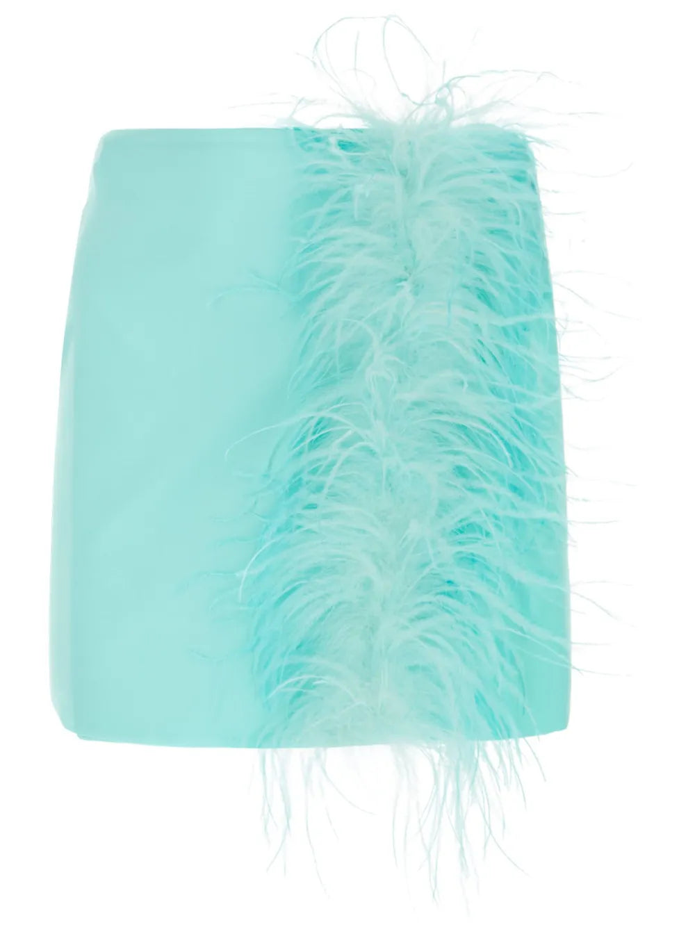 Feather-Detail Mini Skirt