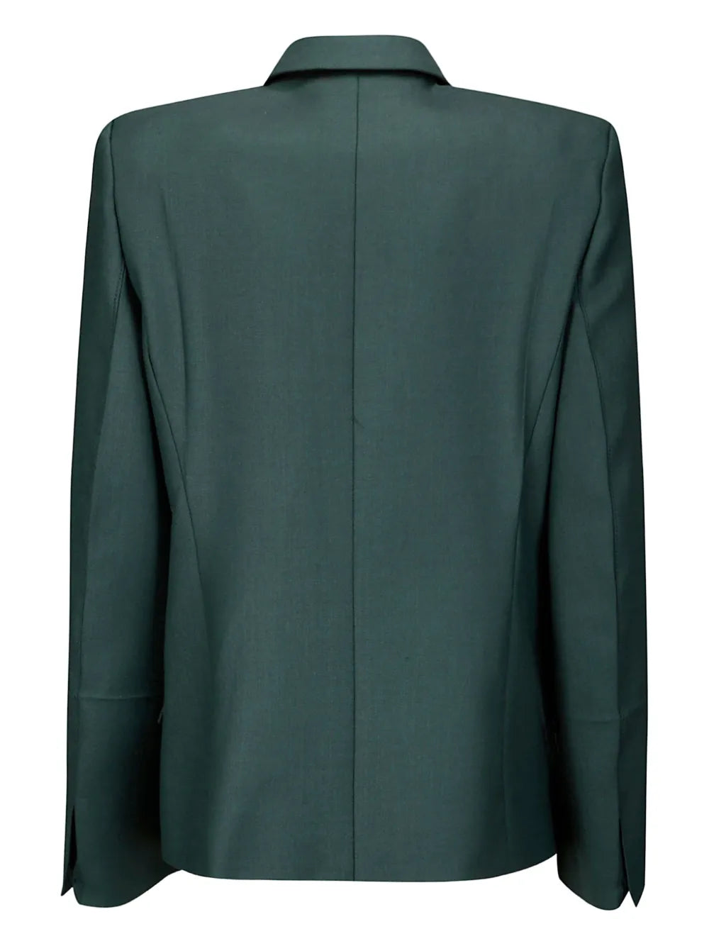 Pointed-Shoulder Blazer