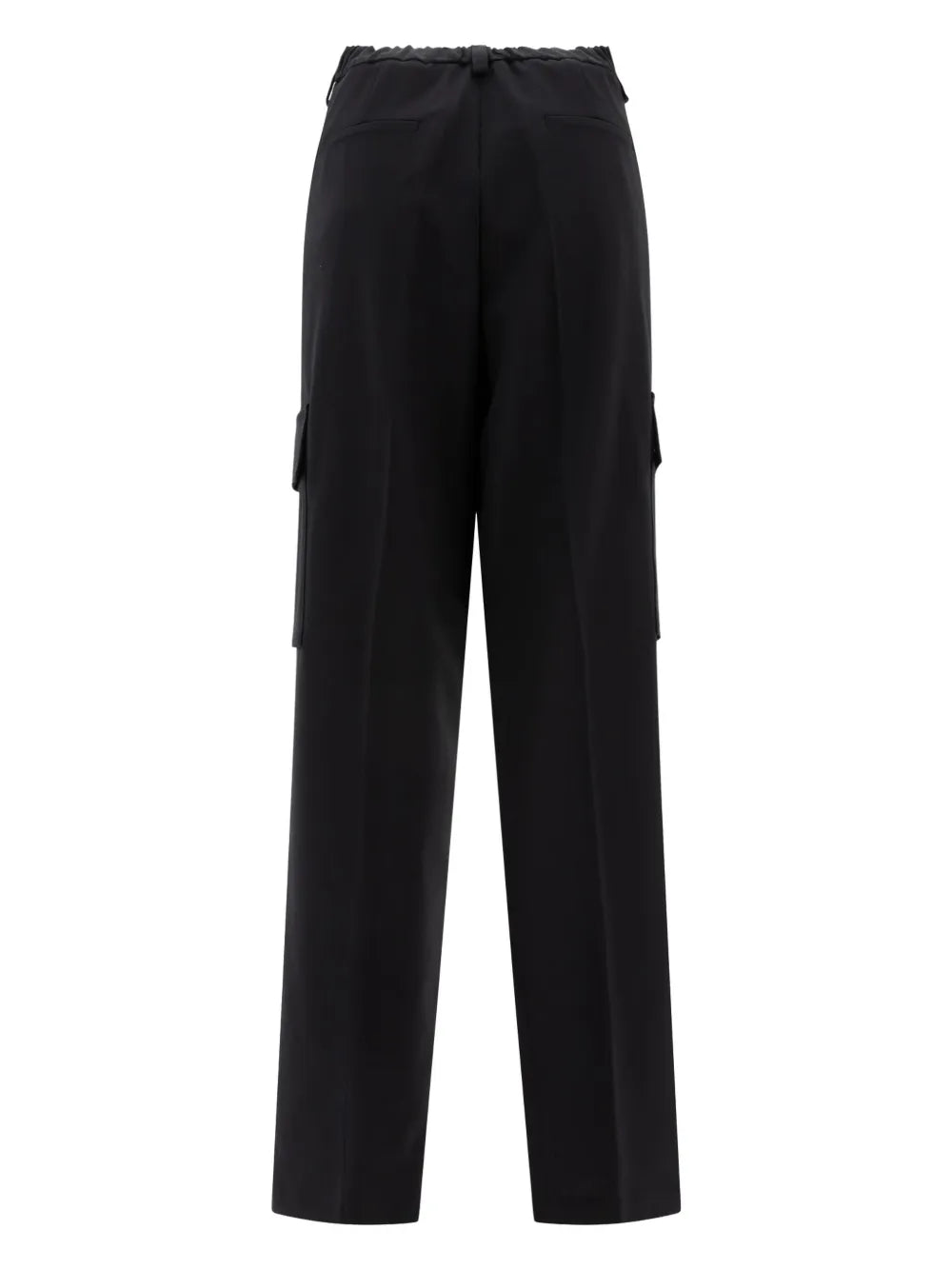 Pleat-Detail Cargo Trousers