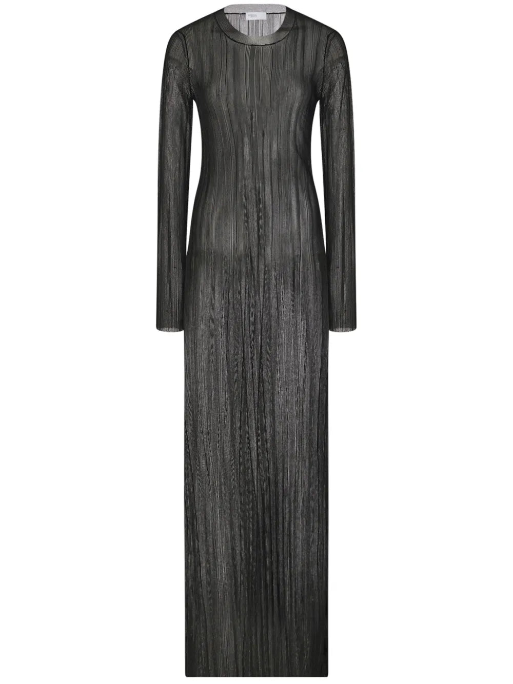 Sheer Plissé Dress