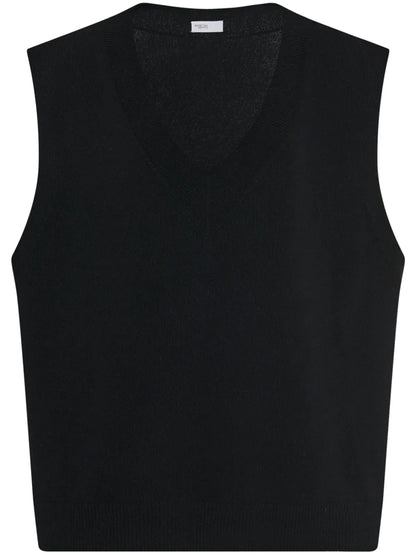 V-Neck Knitted Vest