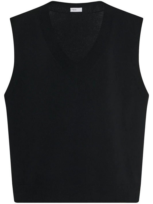 V-Neck Knitted Vest