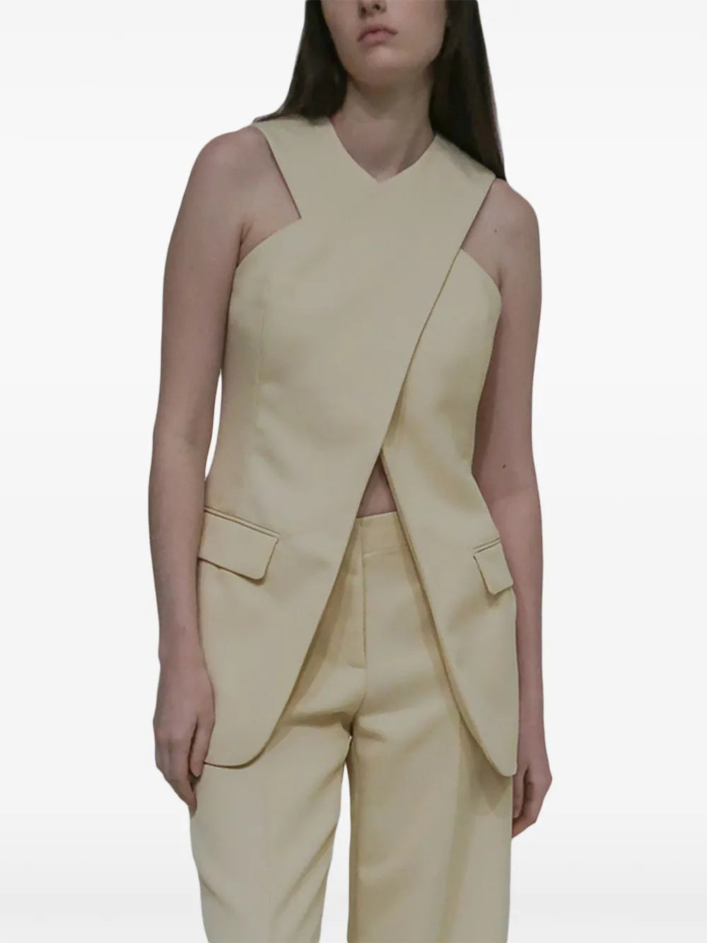 Tailored Cross-Front Top