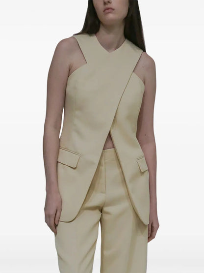 Tailored Cross-Front Top