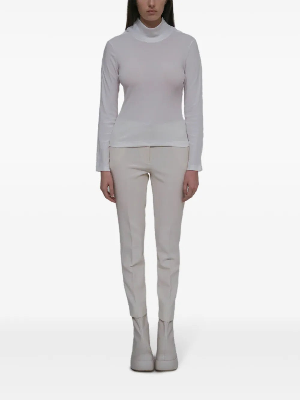 Snap Turtleneck Top