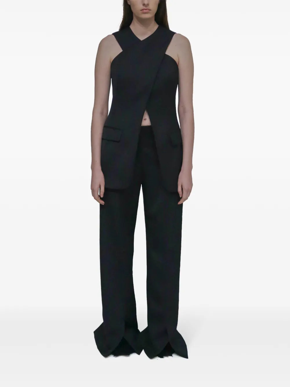 Tailored Cross-Front Top