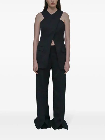Tailored Cross-Front Top