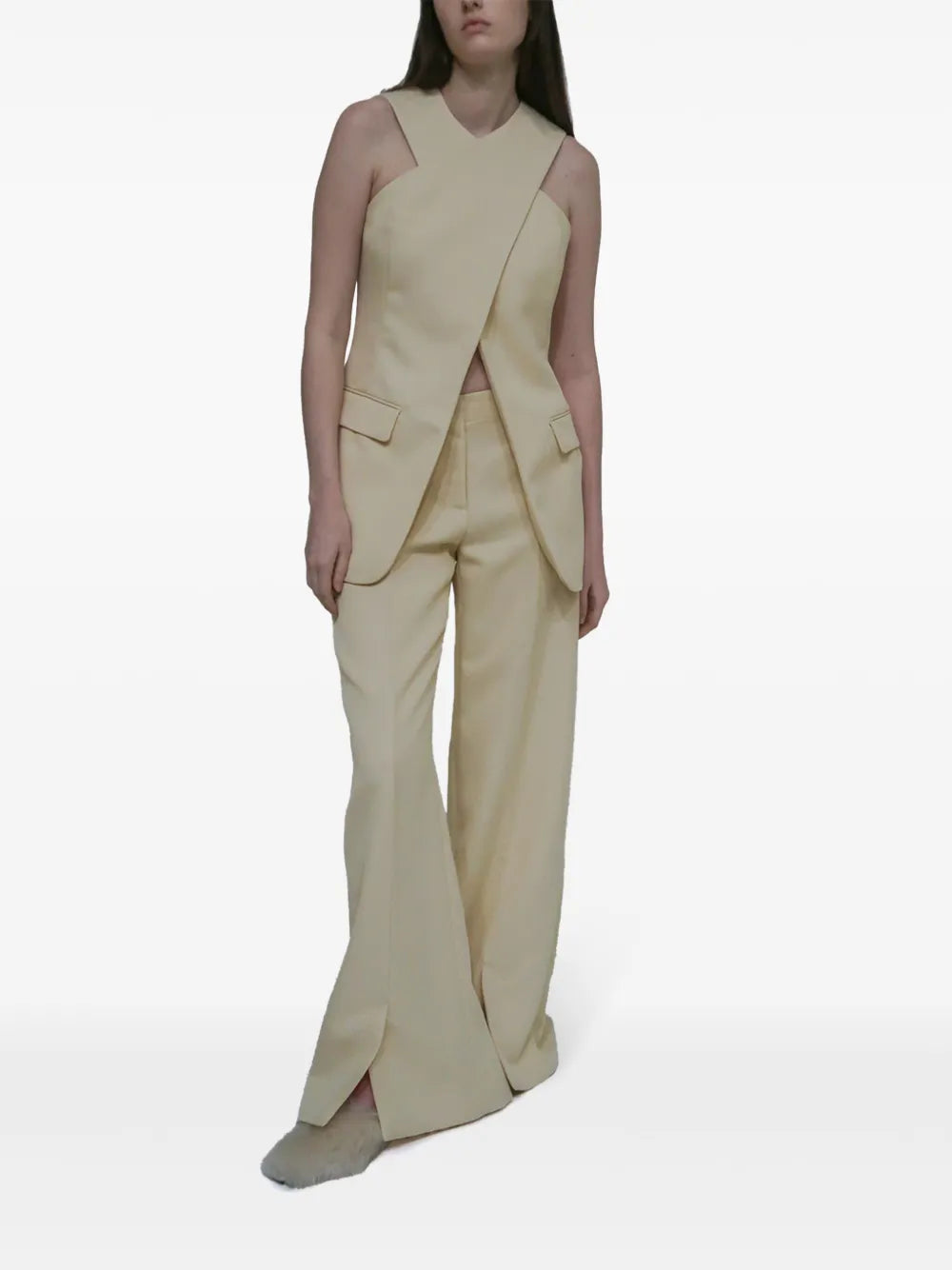 Slit Hem Trousers