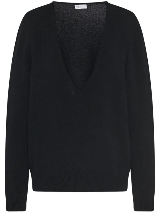 V-Neck Knitted Jumper
