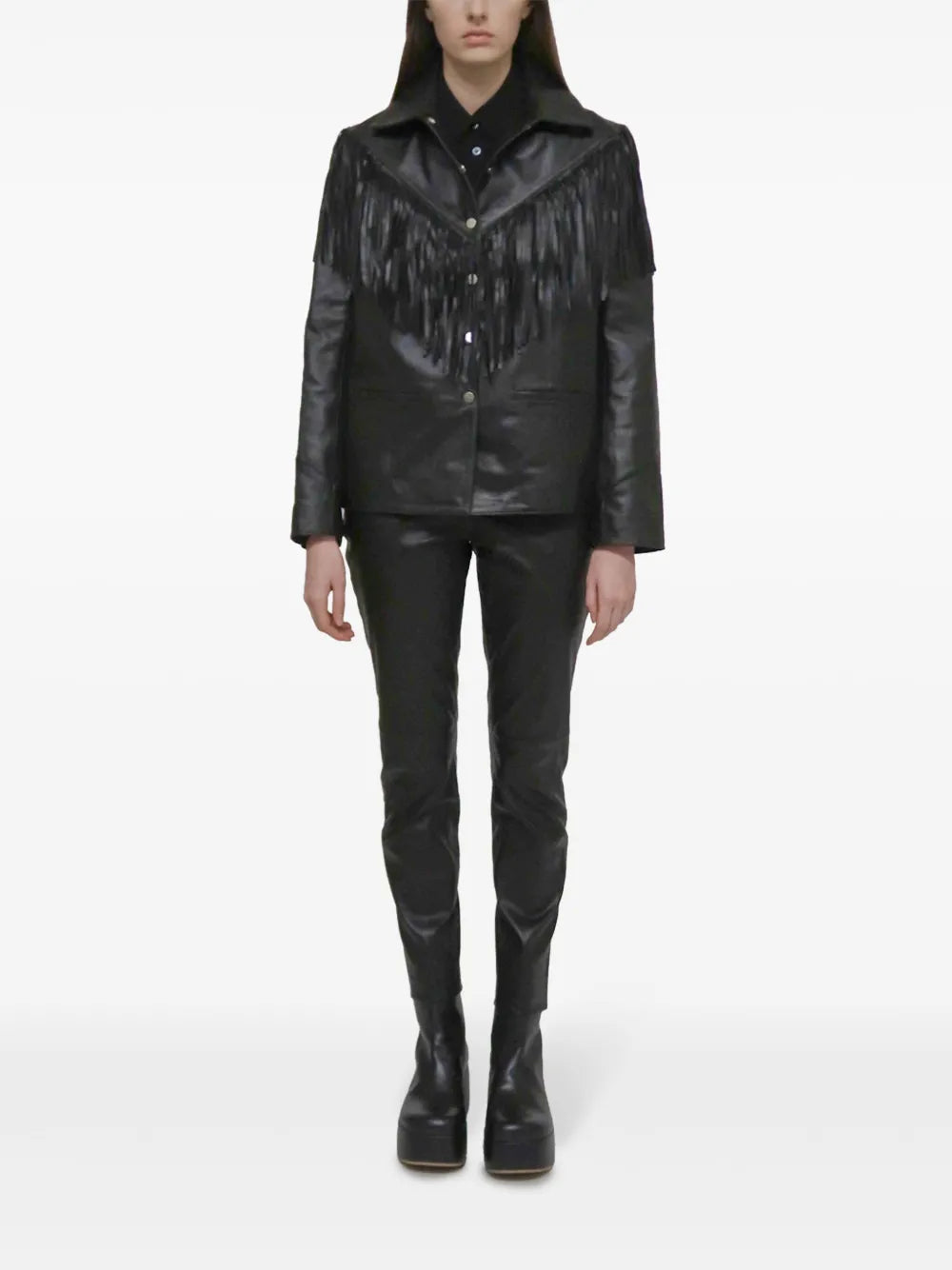 Cropped Skinny Trousers