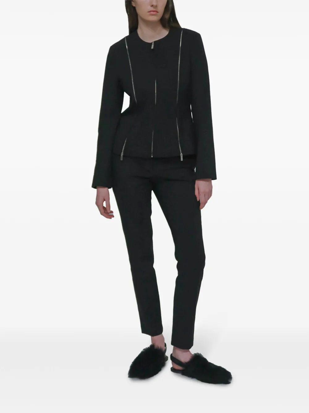 Cropped Skinny Trousers