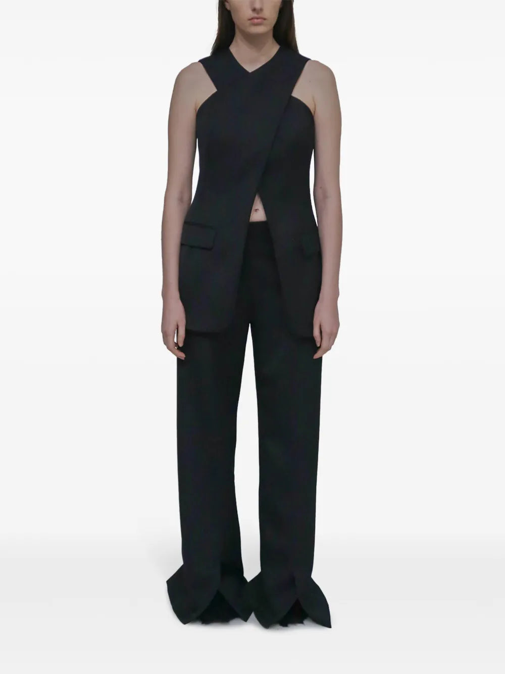 Slit Hem Trousers