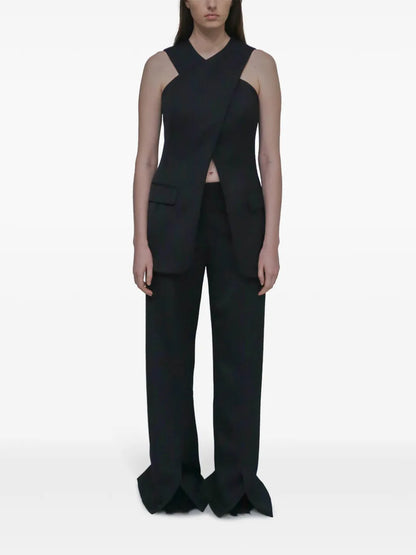 Slit Hem Trousers