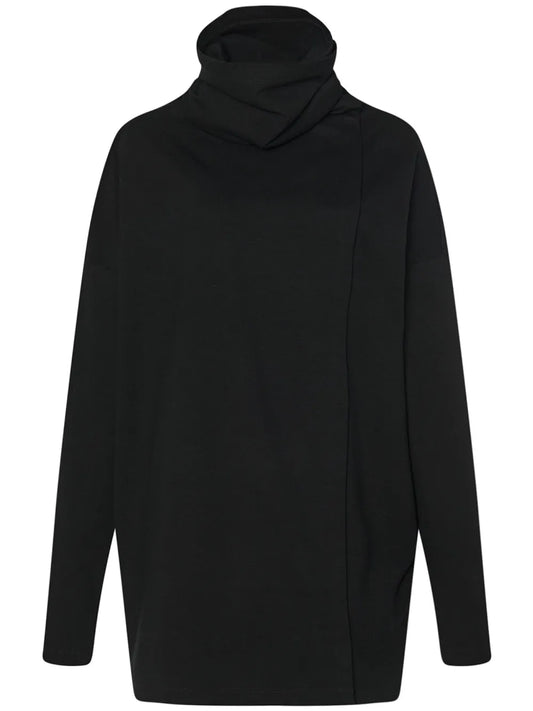 Funnel-Neck Cardigan