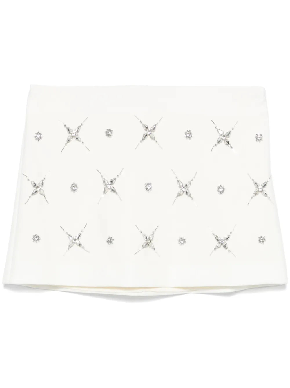 Crystal-Embellished Mini Skirt