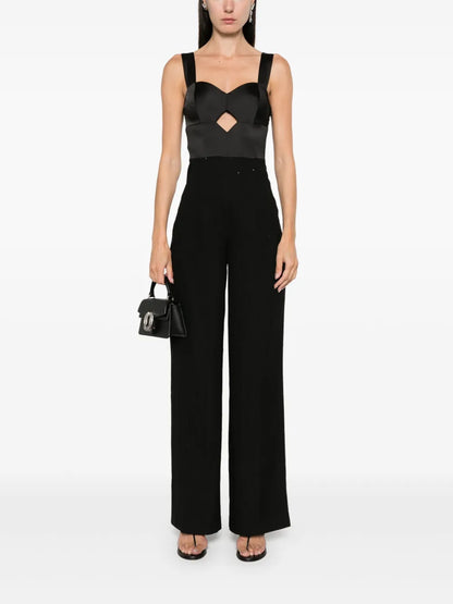 Sequin-Pinstripe Jumpsuit