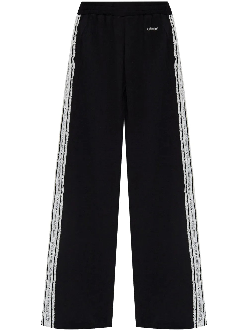 Lace-Detailing Track Pants