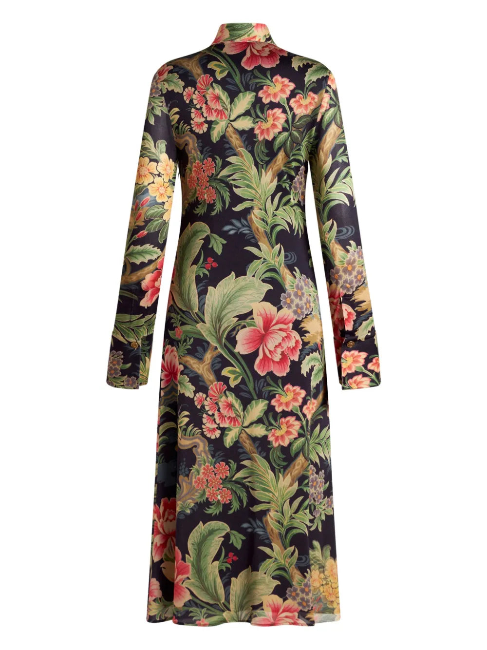Cons Floral-Print Midi Dress