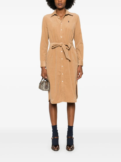 Polo Pony-Motif Midi Dress