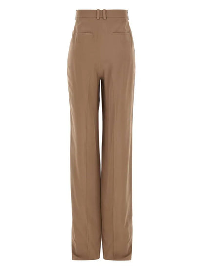 Silk Crepe Trousers