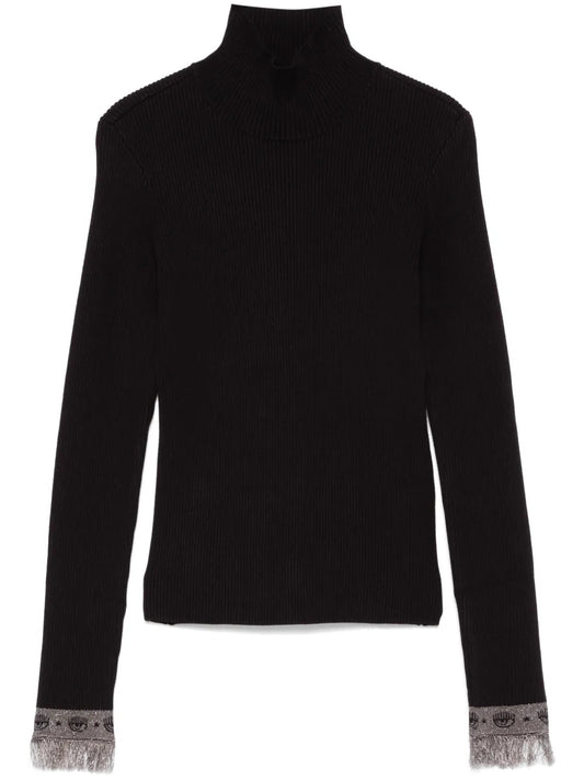 Eyelike-Intarsia Sweater