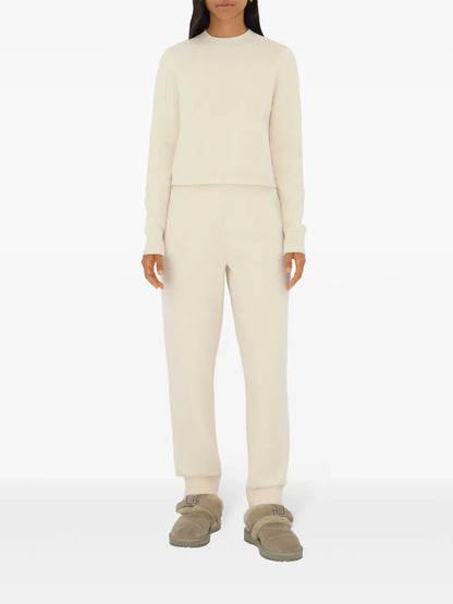 Cotton-Wool Blend Track Pants