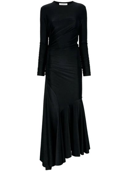 Asymmetrical Midi Dress