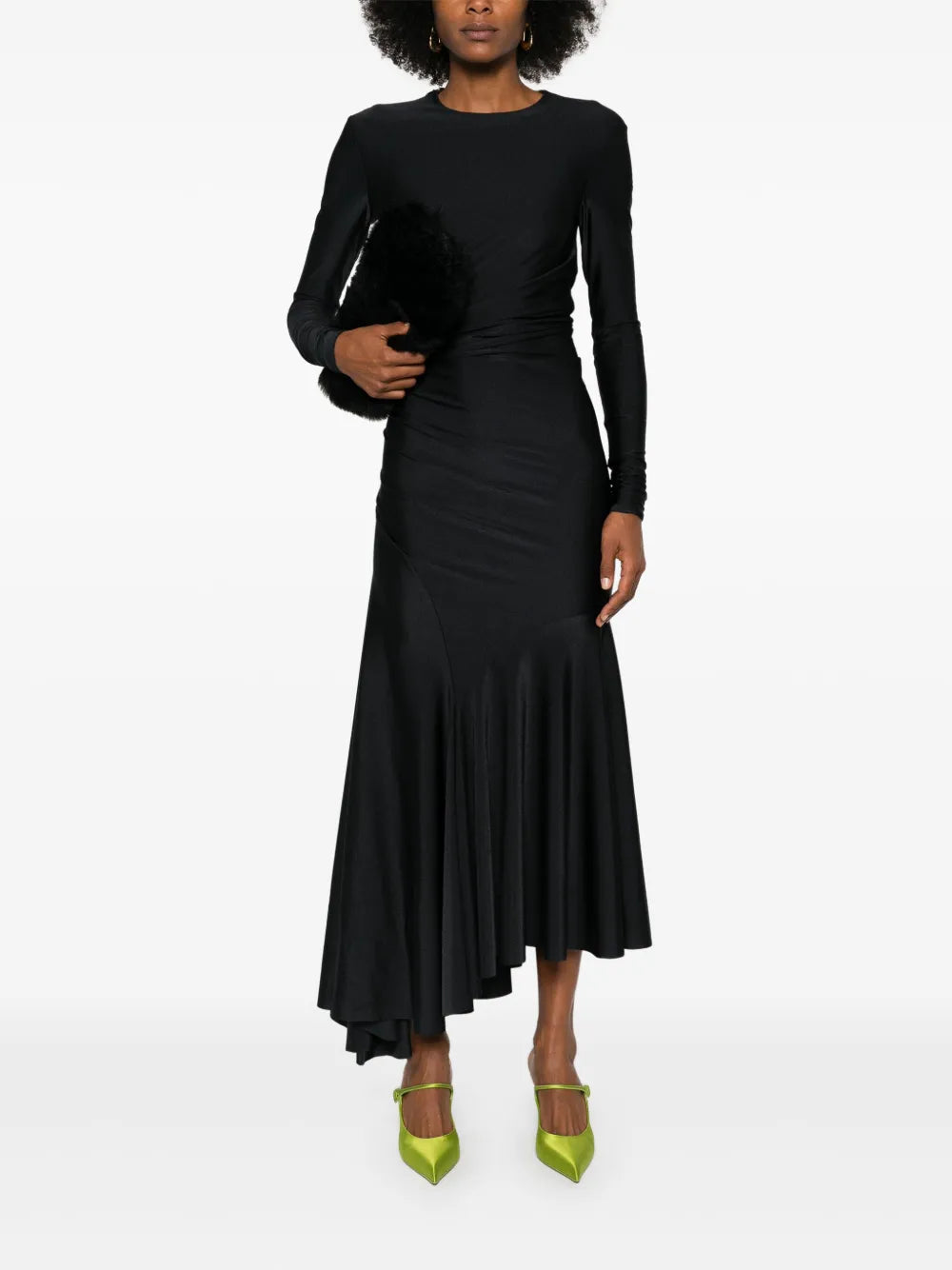 Asymmetrical Midi Dress