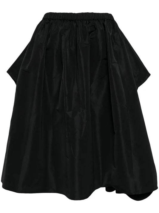 Taffeta Cape Dress
