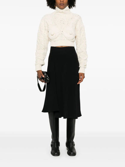 Poker Midi Skirt