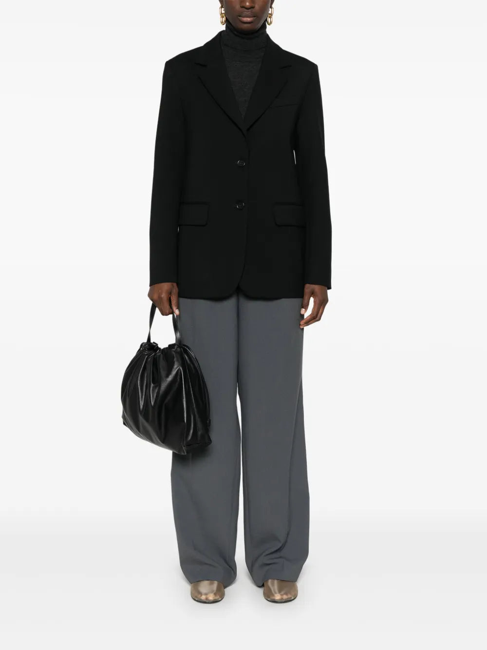 Twill-Weave Blazer