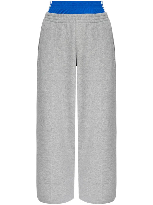 Double-Layer Cotton Track Pants