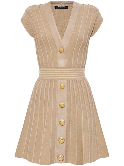 Ribbed Mini Dress