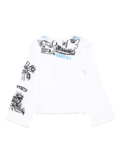 Printed Long-Sleeve T-Shirt