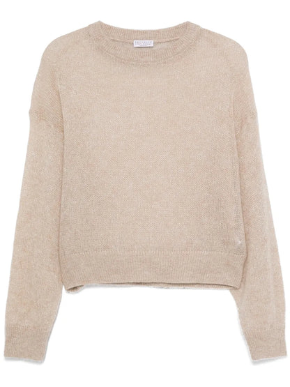 Metallic-Thread Sweater