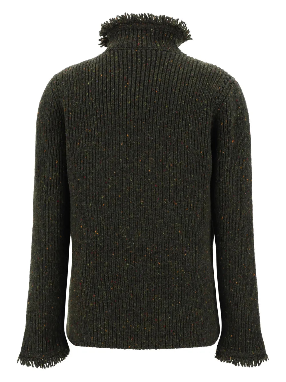 Fringed-Edge Sweater