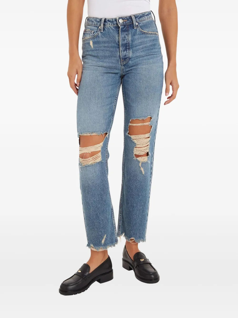 Ripped Detailing Jeans