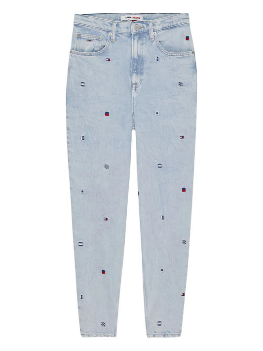Tapered-Leg Jeans