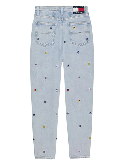 Tapered-Leg Jeans