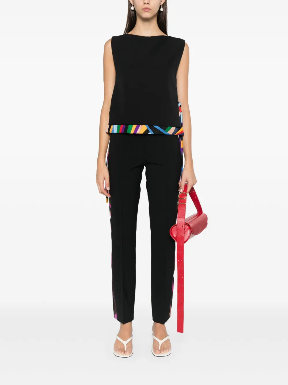 Iride-Print Trousers