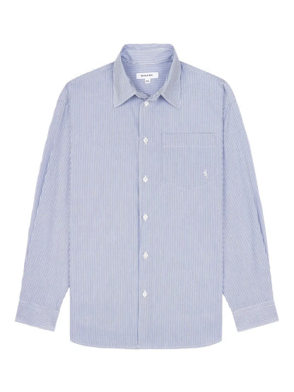Striped Button-Up Shirt