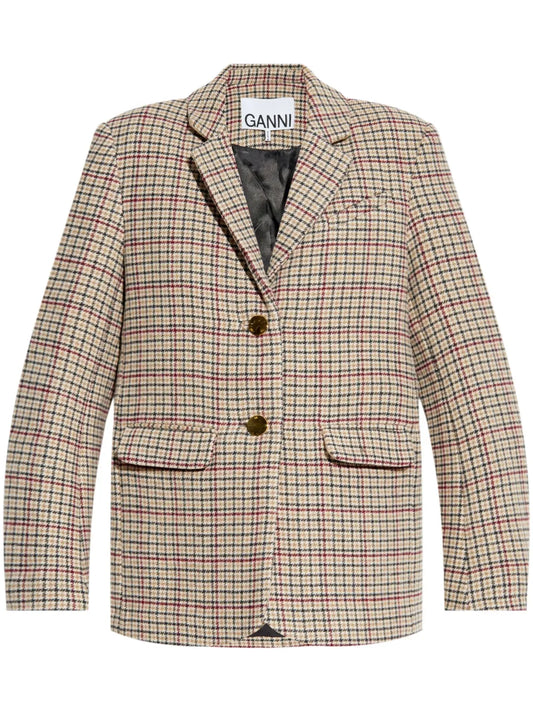 Checked Blazer