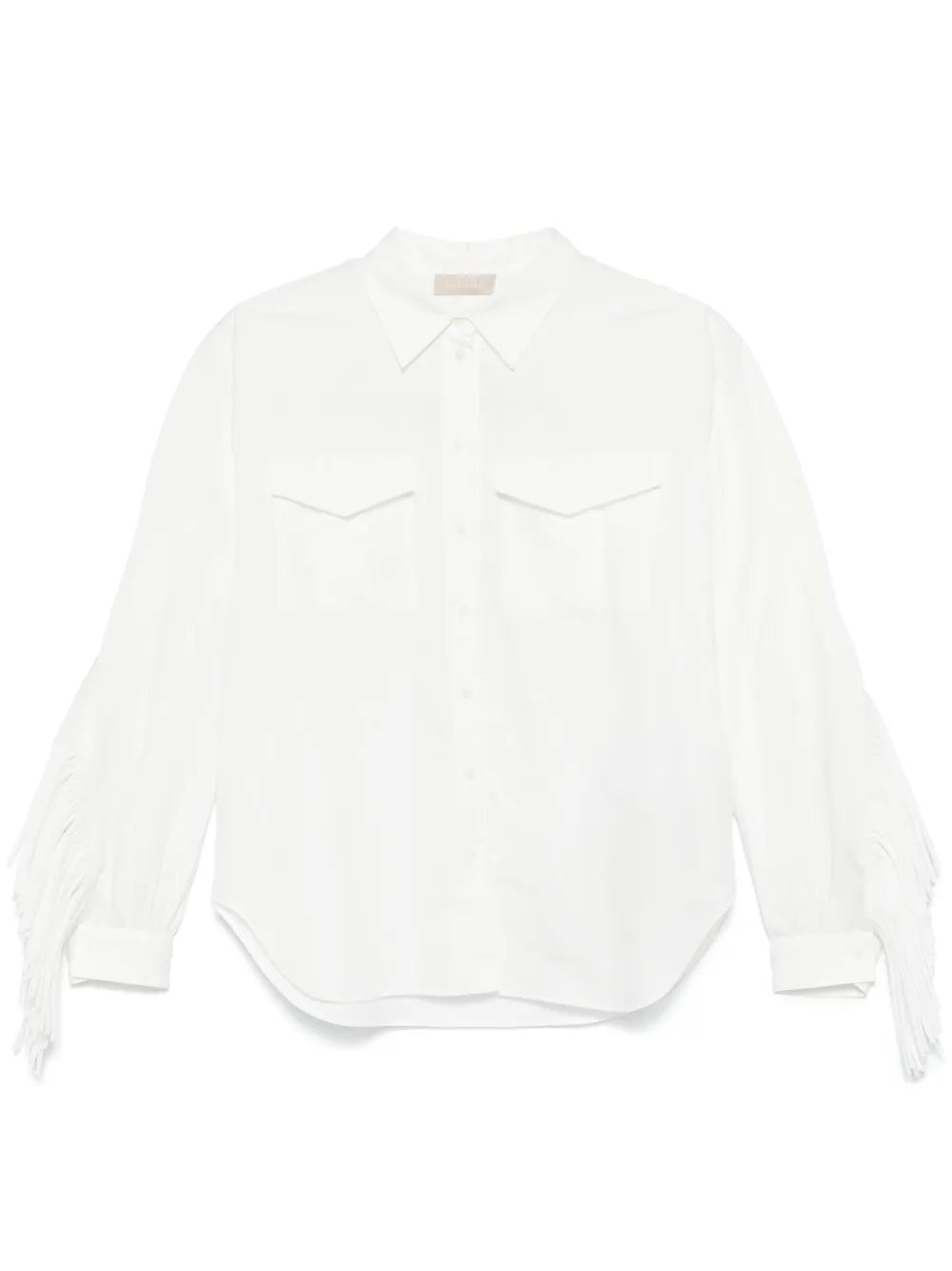 Fringe-Detailed Shirt