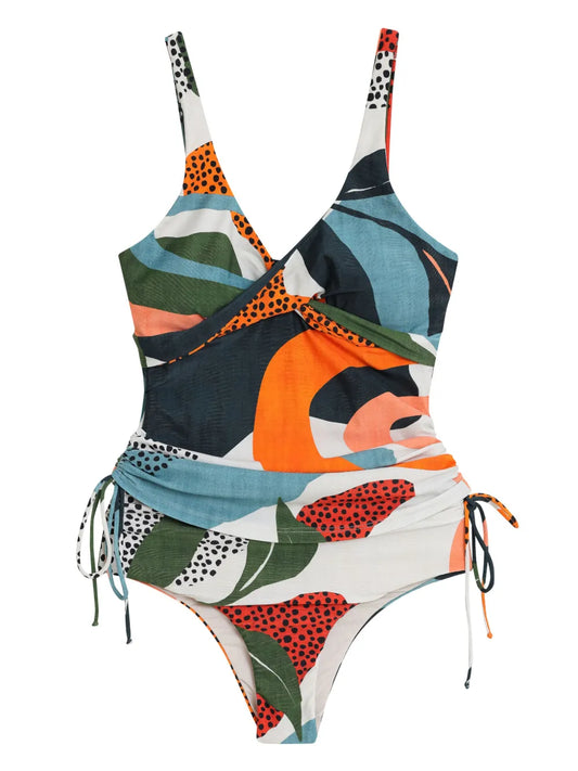 Tankini Bruma Abstract-Print Swimsuit