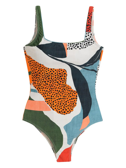 Hapuna Abstract-Print Swimsuit