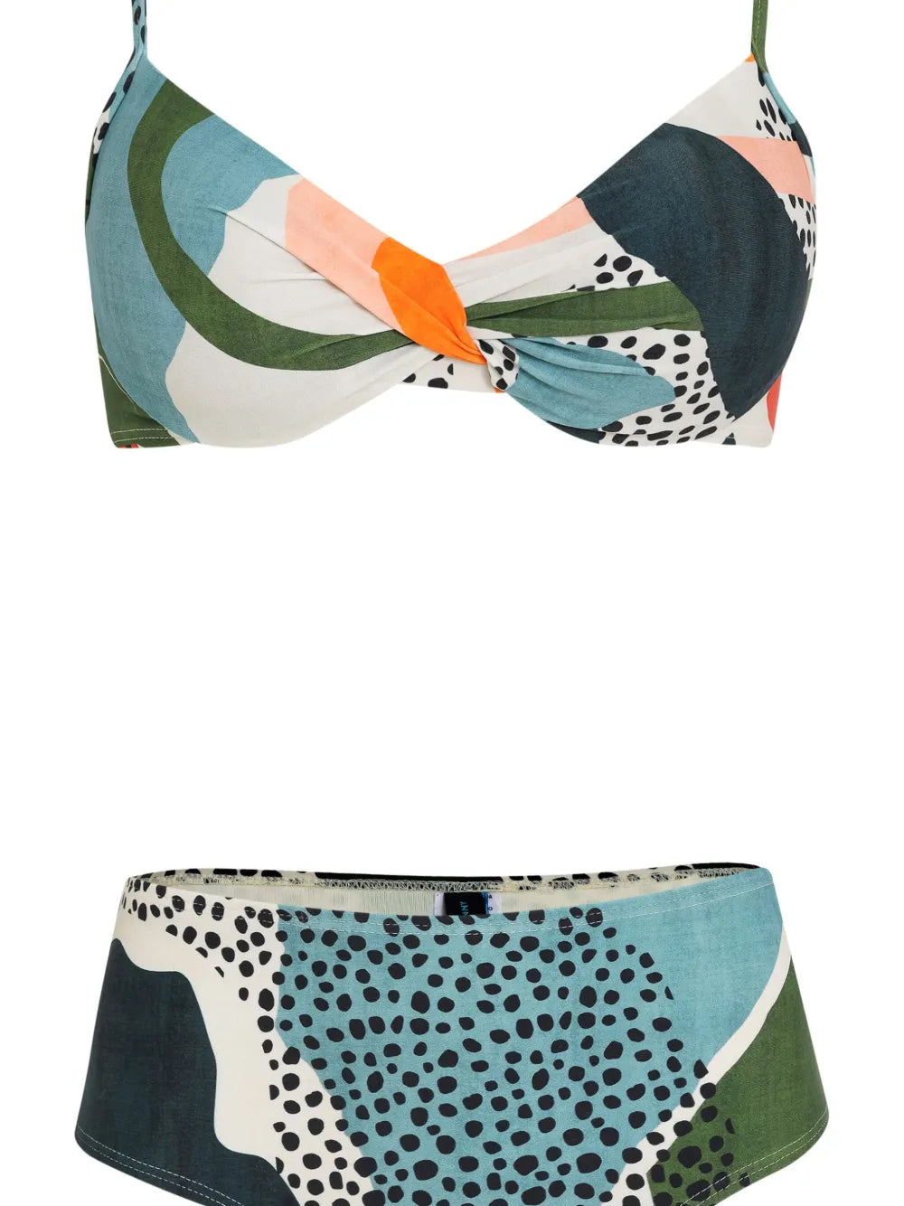 Veronica Abstract-Print Bikini Set