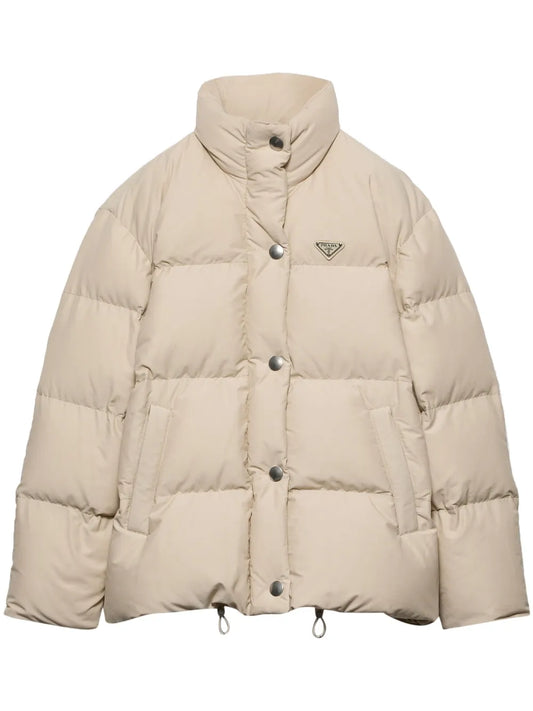 Triangle-Logo Puffer Jacket
